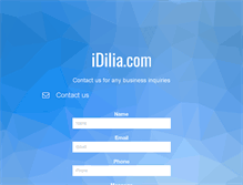 Tablet Screenshot of idilia.com